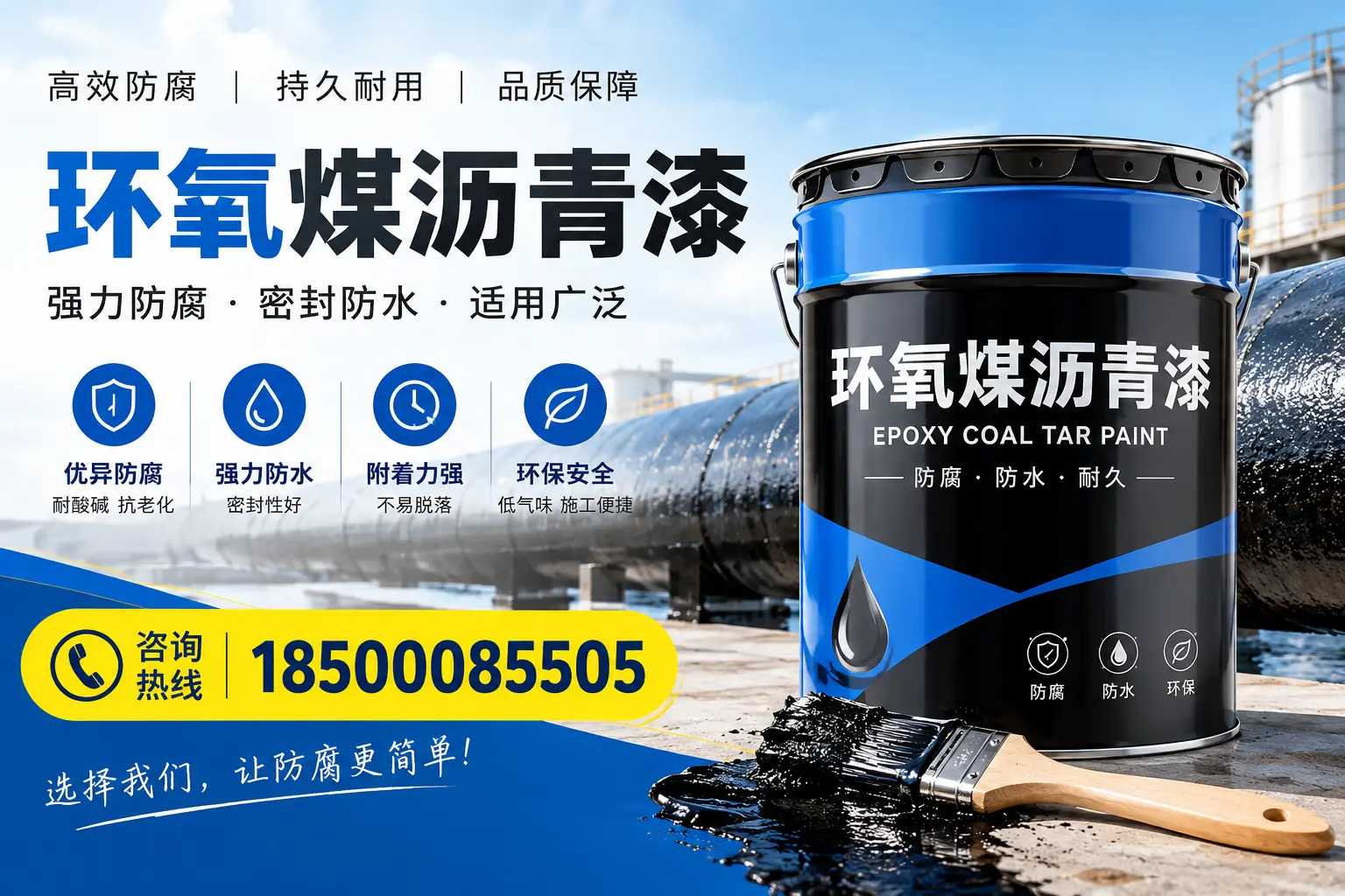 如何选择适合的环氧煤沥青漆产品?